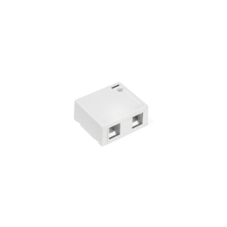 LEVITON Surface Housing, 2P, 1.10 In H, 2.55 In L 41089-2WP